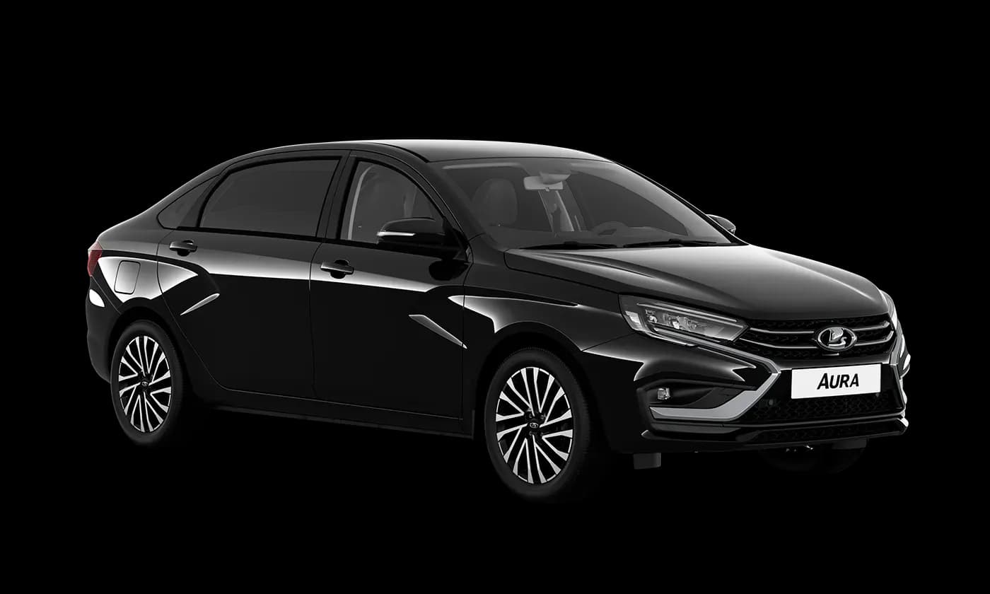 LADA Aura — выбор цвета кузова — Чёрный «Пантера»
